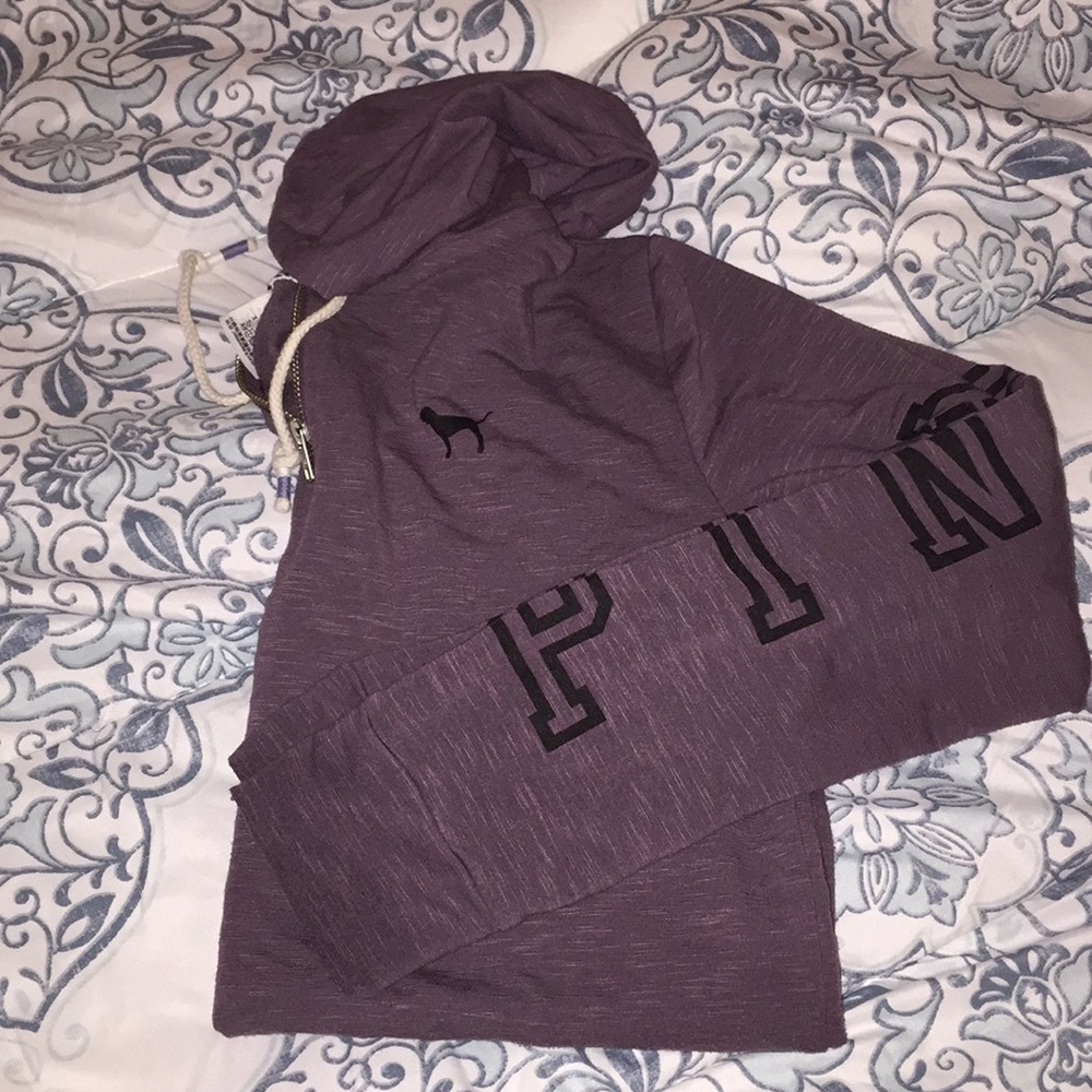 VS Pink Half Zip Hoodie